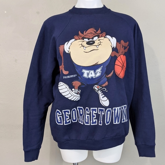 Vintage Other - VTG Taz Georgetown Basketball 90's Sweatshirt